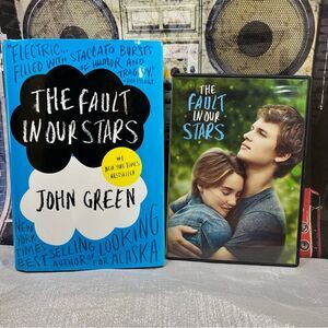 The Fault in our Stars BOOK and DVD movie set